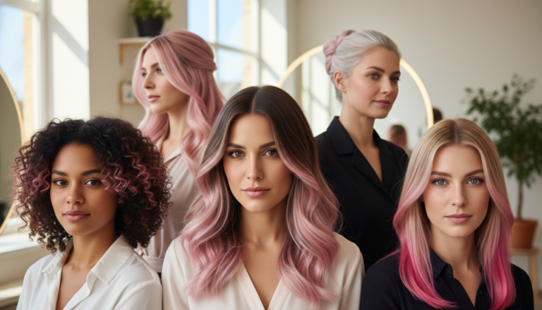 20 Pink Highlights Hair Ideas That Suit Women Over 20