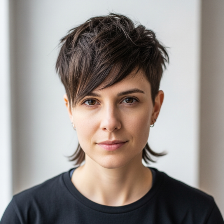 18 Non Binary Haircuts for Straight Hair Women Over 20