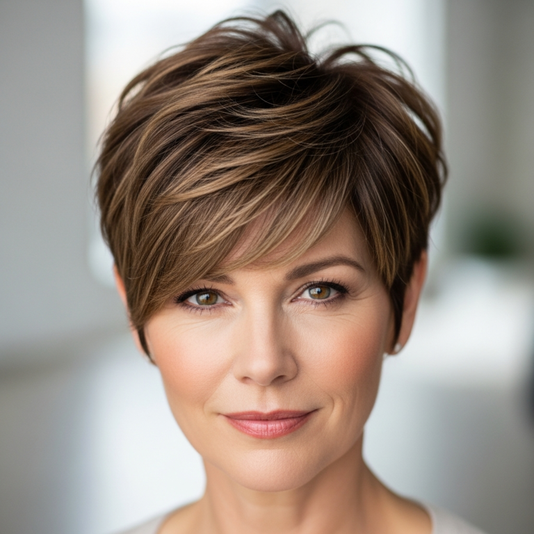 20 Pixie Haircuts for Thick Hair Women Over 40