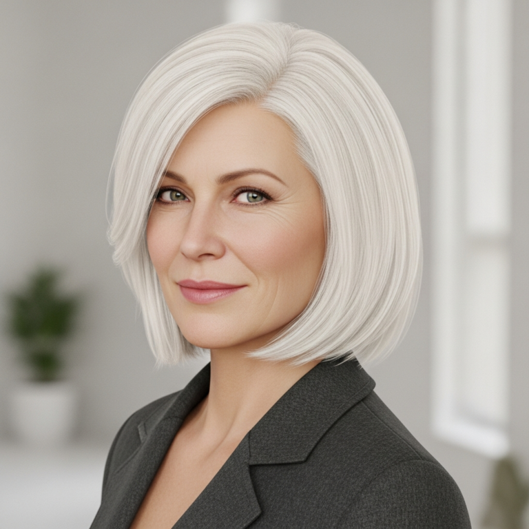 20 Platinum Blonde Ideas That Suit Women Over 40