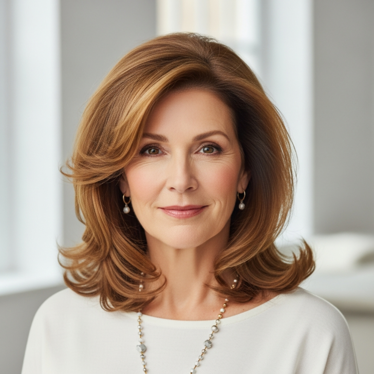 20 Volume Boosting Hairstyles for Women Over 45 with Thin Hair