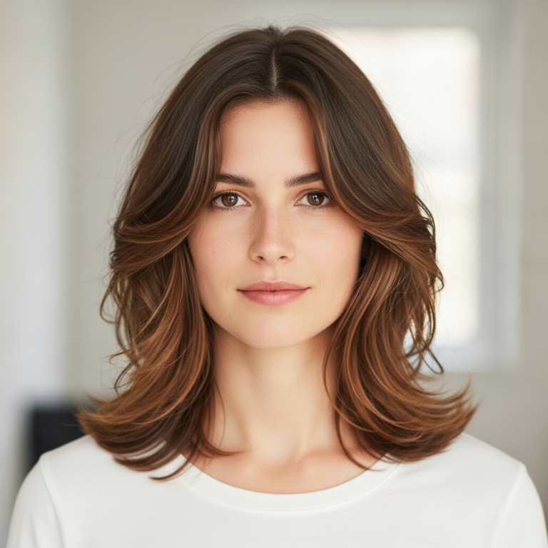 12 Medium Length Layered Hairstyles That Look Effortless