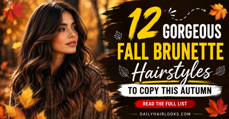 12 Gorgeous Fall Brunette Hairstyles to Copy This Autumn