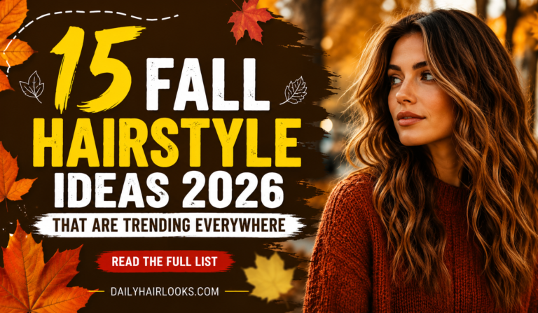 15 Fall Hairstyle Ideas 2026 That Are Trending Everywhere