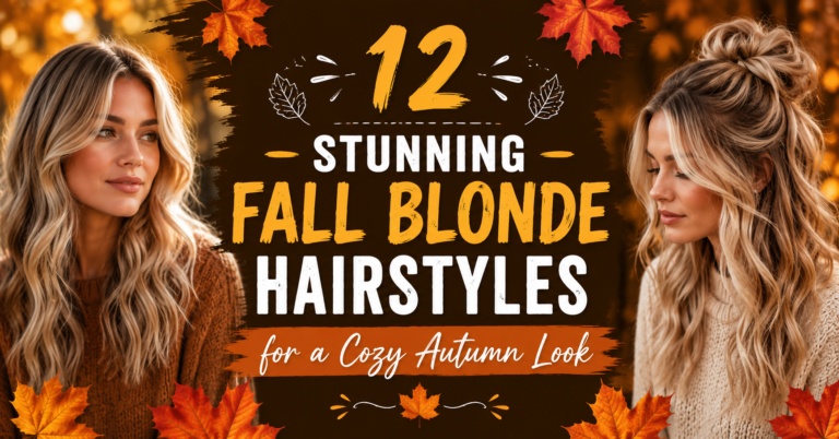 12 Stunning Fall Blonde Hairstyles for a Cozy Autumn Look