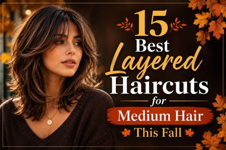 15 Best Layered Haircuts for Medium Hair This Fall