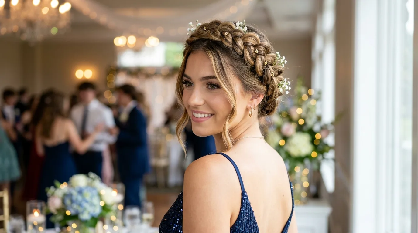 Braided Crown Hairstyle
