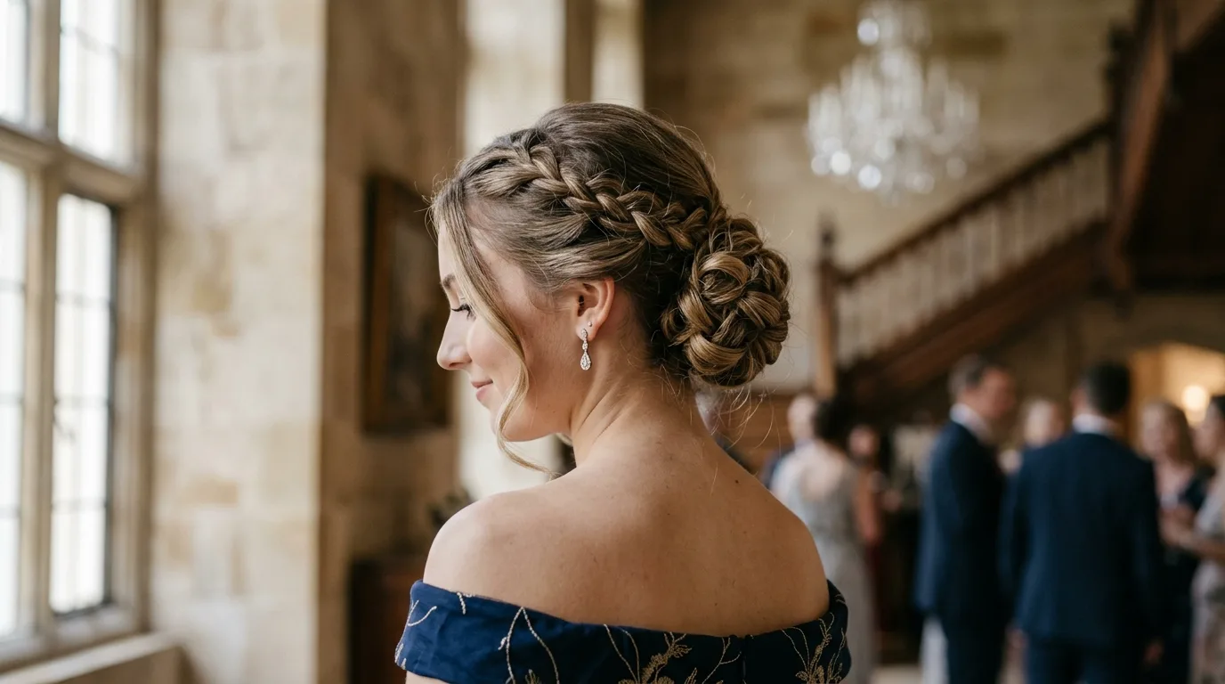 Braided Low Bun