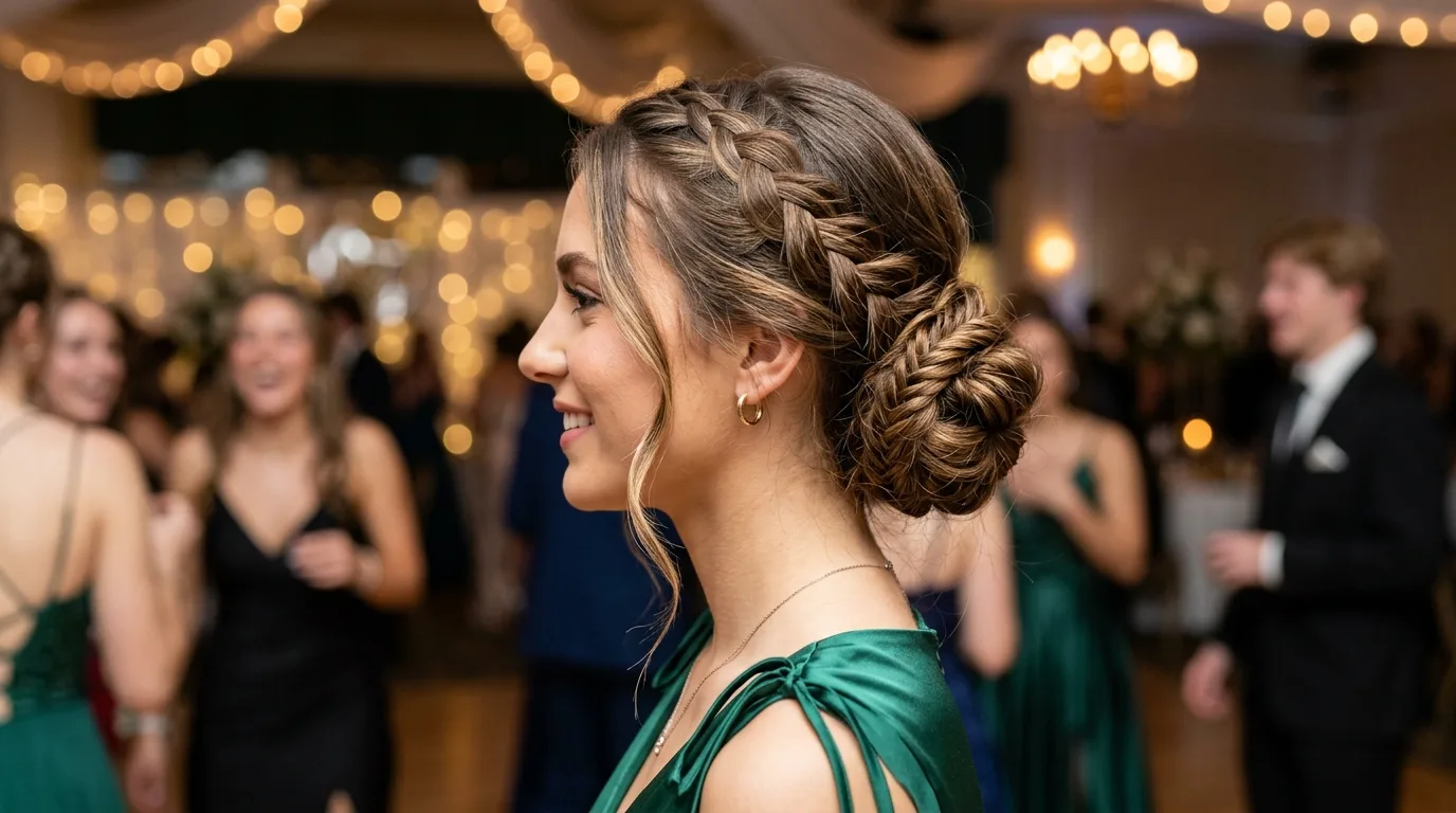 Braided Low Bun